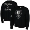 AUTHMADE AUTHMADE BLACK BROOKLYN NETS 10TH ANNIVERSARY PULLOVER SWEATER