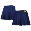Zoozatz Navy Michigan Wolverines Flowy Skort In Navy