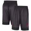 Nike Charcoal Alabama Crimson Tide Performance Fast Break Shorts In Charcoal
