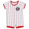 OUTERSTUFF INFANT WHITE BOSTON RED SOX BALL HITTER COVERALL