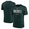 NIKE NIKE GREEN COLORADO ROCKIES CITY CONNECT VELOCITY PRACTICE PERFORMANCE T-SHIRT