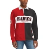 TOMMY JEANS TOMMY JEANS RED/BLACK ATLANTA HAWKS RONNIE RUGBY LONG SLEEVE T-SHIRT