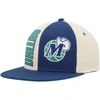 Mitchell & Ness Men's  Cream Dallas Mavericks Hardwood Classics Pop Snapback Hat In Cream