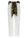 Versace Jeans Couture Scarf-detail Straight-leg Jeans