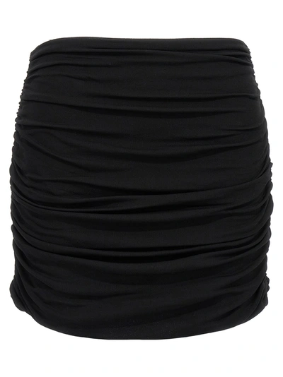 Tory Burch Draped Skirt Skirts Black