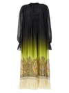 Etro Gradient Effect Paisley-print Silk Dress