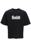 Gmbh Logo Organic Cotton Oversize T-shirt In Black