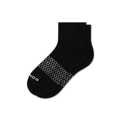 Bombas Quarter Socks In Black