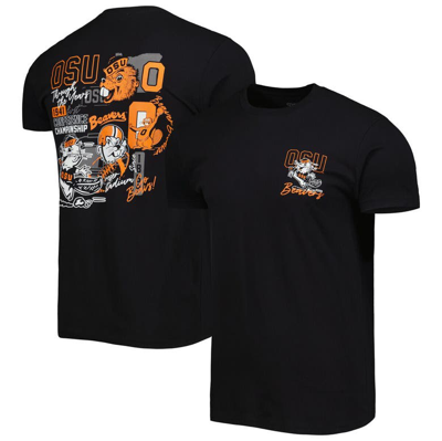 Image One Black Oregon State Beavers Vintage Through The Years Two-hit T-shirt