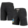 HOMAGE HOMAGE CHARCOAL GOLDEN STATE WARRIORS PRIMARY LOGO TRI-BLEND SWEAT SHORTS