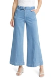 FRAME LE PALAZZO BELTED JEANS