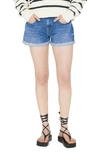 FRAME (BIO)DEGRADABLE LE GRAND GARÇON CUTOFF DENIM SHORTS