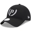 New Era Black Pittsburgh Pirates Leaves 9twenty Adjustable Hat In Black