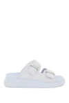 Alexander Mcqueen Hybrid Flatform Slide Sandals In Blue