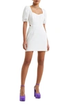 FRENCH CONNECTION WHISPER SWEETHEART PUFF SLEEVE DRESS