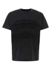 Givenchy Layered Crew-neck Stonewashed T-shirt In Black