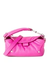 OFF-WHITE OFF-WHITE FUCHSIA SAN DIEGO SMALL HANDBAG