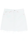 Polo Ralph Lauren Raw-cut Denim Shorts In White