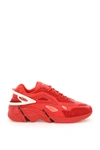 Raf Simons Cylon 21 Panelled Sneakers In Red
