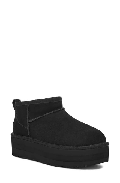 Ugg Classic Ultra Mini Platform Boot In Black