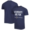 BARSTOOL GOLF BARSTOOL GOLF NAVY THE PLAYERS SATURDAYS ARE FOR THE PLAYERS T-SHIRT