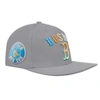 Shop Pro Standard Gray Boston Red Sox Washed Neon Snapback Hat