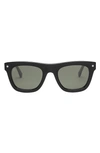 ELECTRIC COCKTAIL 39MM POLARIZED SQUARE SUNGLASSES