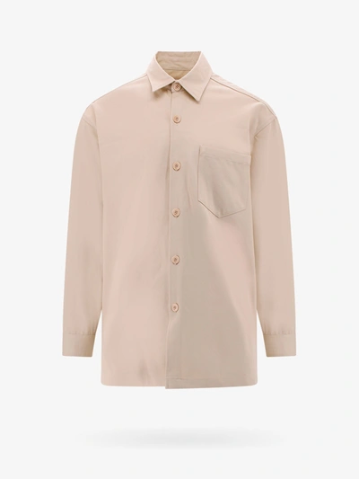 Ami Alexandre Mattiussi Shirt In Cream