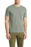 Hugo Boss Tiburt Regular Fit Textured Short Sleeve Tee In Open Green