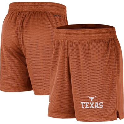 Nike Texas  Men's Dri-fit College Knit Shorts In Orange