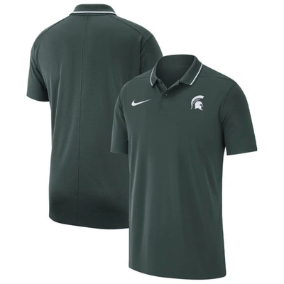 NIKE NIKE GREEN MICHIGAN STATE SPARTANS 2023 COACHES PERFORMANCE POLO