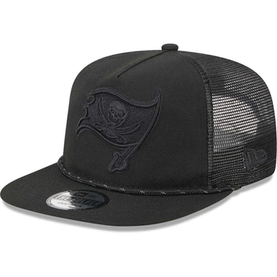 New Era Black Tampa Bay Buccaneers Illumination Golfer Snapback Trucker Hat