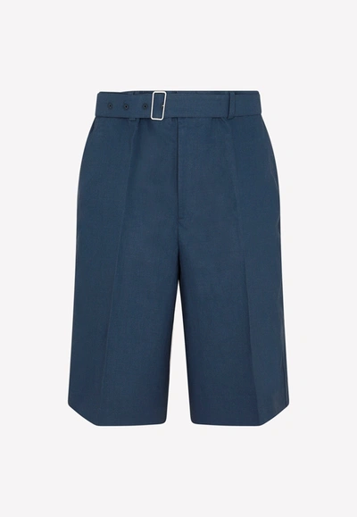 Jil Sander Shorts Trousers In Blue