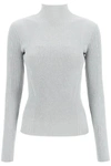 DION LEE DION LEE LIGHT REFLECTIVE RIB KNIT TOP