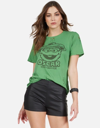 Lauren Moshi Wolf Go Away Oscar In Leaf Green