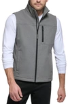 Calvin Klein Men's Infinite Stretch Soft Shell Vest In Light Grey Heather