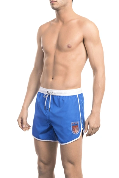 Bikkembergs Blue Polyester Swimwear