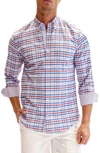 TAILORBYRD TAILORBYRD REGULAR FIT HERITAGE PLAID COTTON BUTTON-DOWN SHIRT
