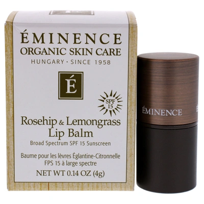 Eminence Rosehip And Lemongrass Lip Balm Spf 15 By  For Unisex - 0.14 oz Lip Balm In Lavender / Lemon / Rose