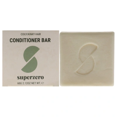 Superzero Conditioner Bar - Coily-kinky Hair For Unisex 2.12 oz Conditioner In White