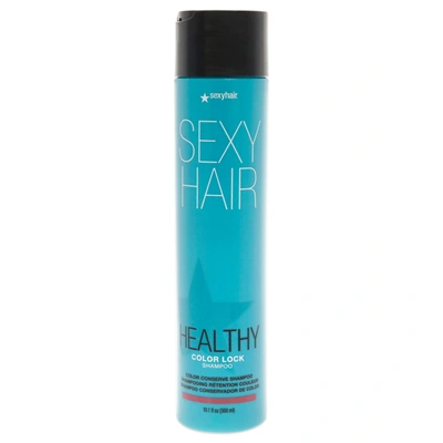 Sexy Hair Healthy  Color Lock Conserve Shampoo For Unisex 10.1 oz Shampoo In Blue