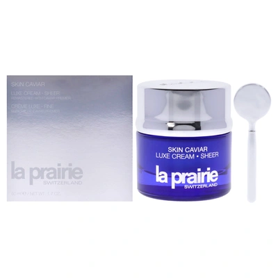 La Prairie Skin Caviar Luxe Cream Sheer By  For Unisex - 1.7 oz Cream In Silver
