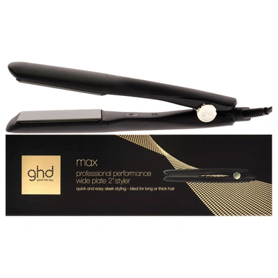 Ghd Max Wide Plate Styler - Black For Unisex 2 Inch Flat Iron