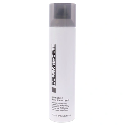 Paul Mitchell Super Clean Light Finishing Spray - Soft Style For Unisex 9.5 oz Hair Spray In Silver