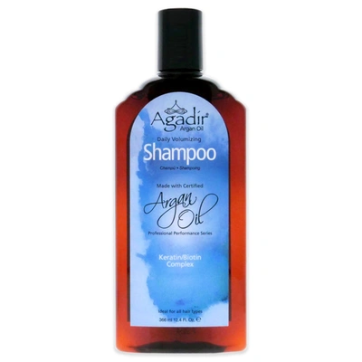 Agadir Argan Oil Daily Volumizing Shampoo For Unisex 12.4 oz Shampoo In Blue