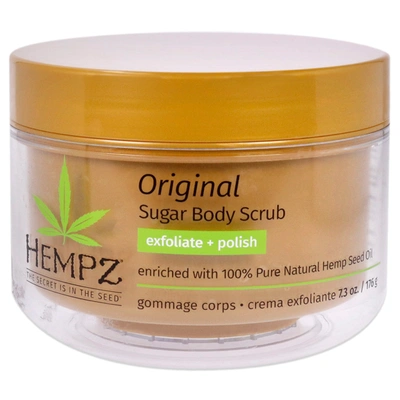 Hempz Original Sugar Body Scrub For Unisex 7.3 oz Scrub In Gold