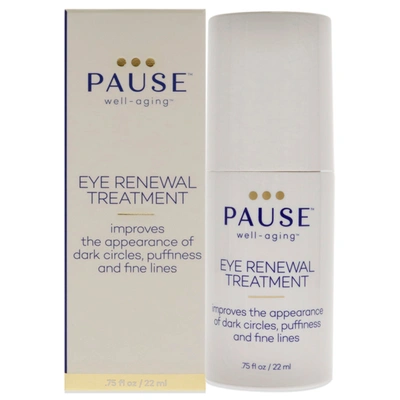 Pause Well-aging Eye Renewal Treatment For Unisex 0.75 oz Treatment In Silver