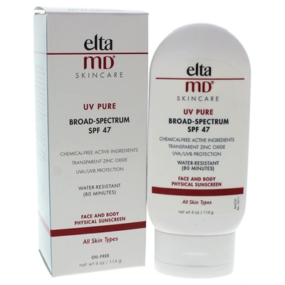 Eltamd Uv Pure Water-resistant Face & Body Physical Sunscreen Spf 47 In Silver