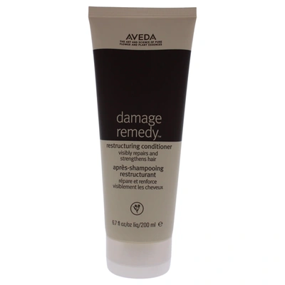 Aveda Damage Remedy Restructuring Conditioner For Unisex 6.7 oz Conditioner In Silver