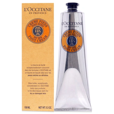 L'occitane Loccitane Shea Butter Foot Cream - Dry Skin For Unisex 5.2 oz Foot Cream In Black